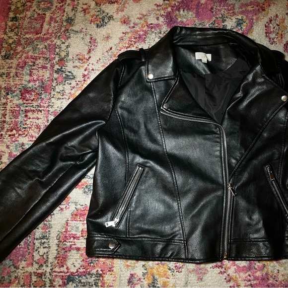 Loft Pebbled Leather Jacket - Picture 2 of 5